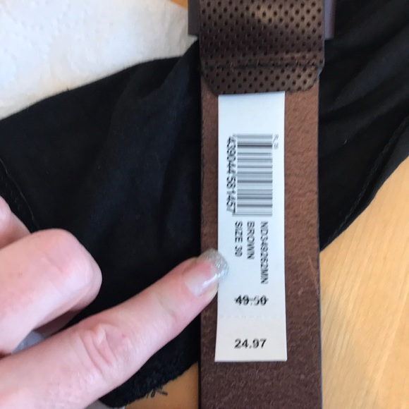 NWT Nordstrom Men’s Belt size 30 - Picture 4 of 5